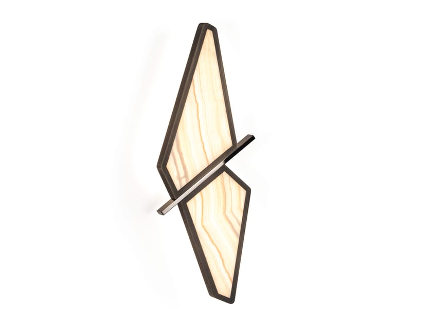 Светодиодный настенный светильник из мрамора и металла Visionnaire Astralis ARCH-00071398