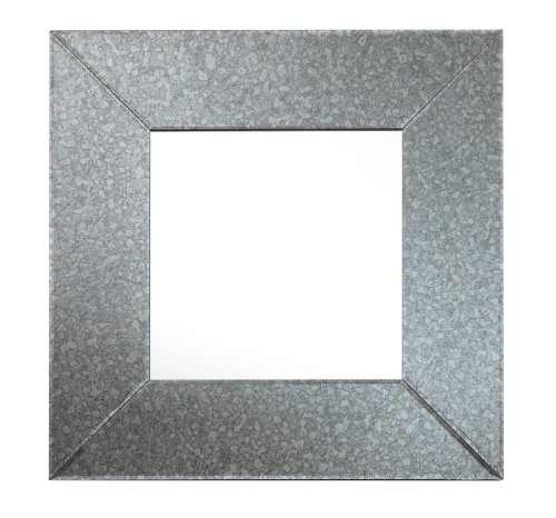 Зеркало квадратное серое Italo PUSHA ДИЗАЙНЕРСКИЕ 062653 Серый  - Вид №1