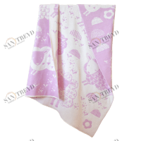 Плед BABYMERINO APERO ЖИВОТНЫЕ 010302 Розовый