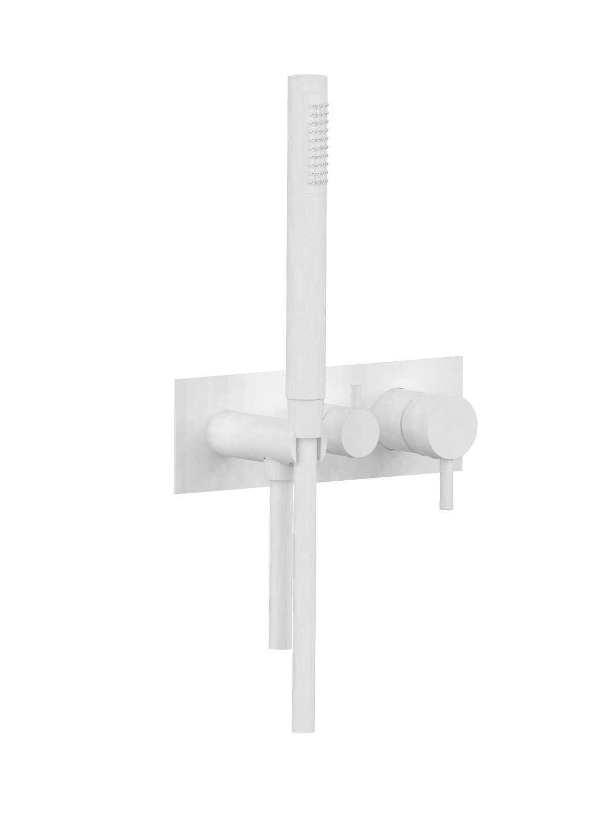 Настенный смеситель для ванны с 3 отверстиями и ручным душем Rubinetterie Frattini отдельная эстетика ARCH-00136591 - Вид №38