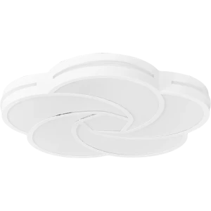 Люстра потолочная светодиодная 10209/1 с пультом управления, 8 м², регулируемый свет, цвет белый