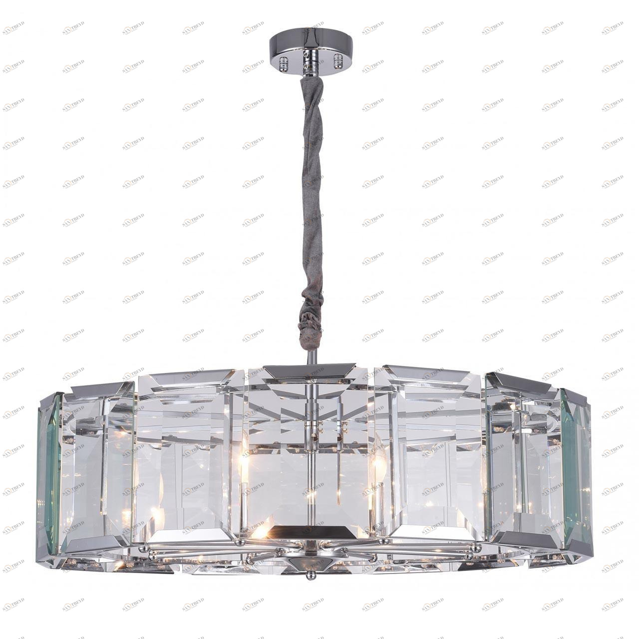 Подвесная люстра Divinare 1100/02 SP-8 DIVINARE ДИЗАЙНЕРСКИЕ 187685 Хром 