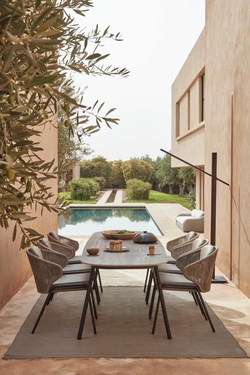 MNST1000 Обеденный стол pa lava 280см x 85см Manutti Minus - Вид №4