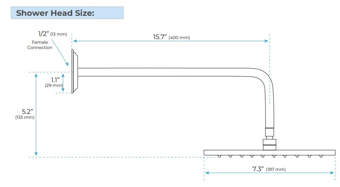 Набор для душа из латуни с отдельными розетками Fontana Showers FS17-BRONZE ARCH-00093015 - Вид №3