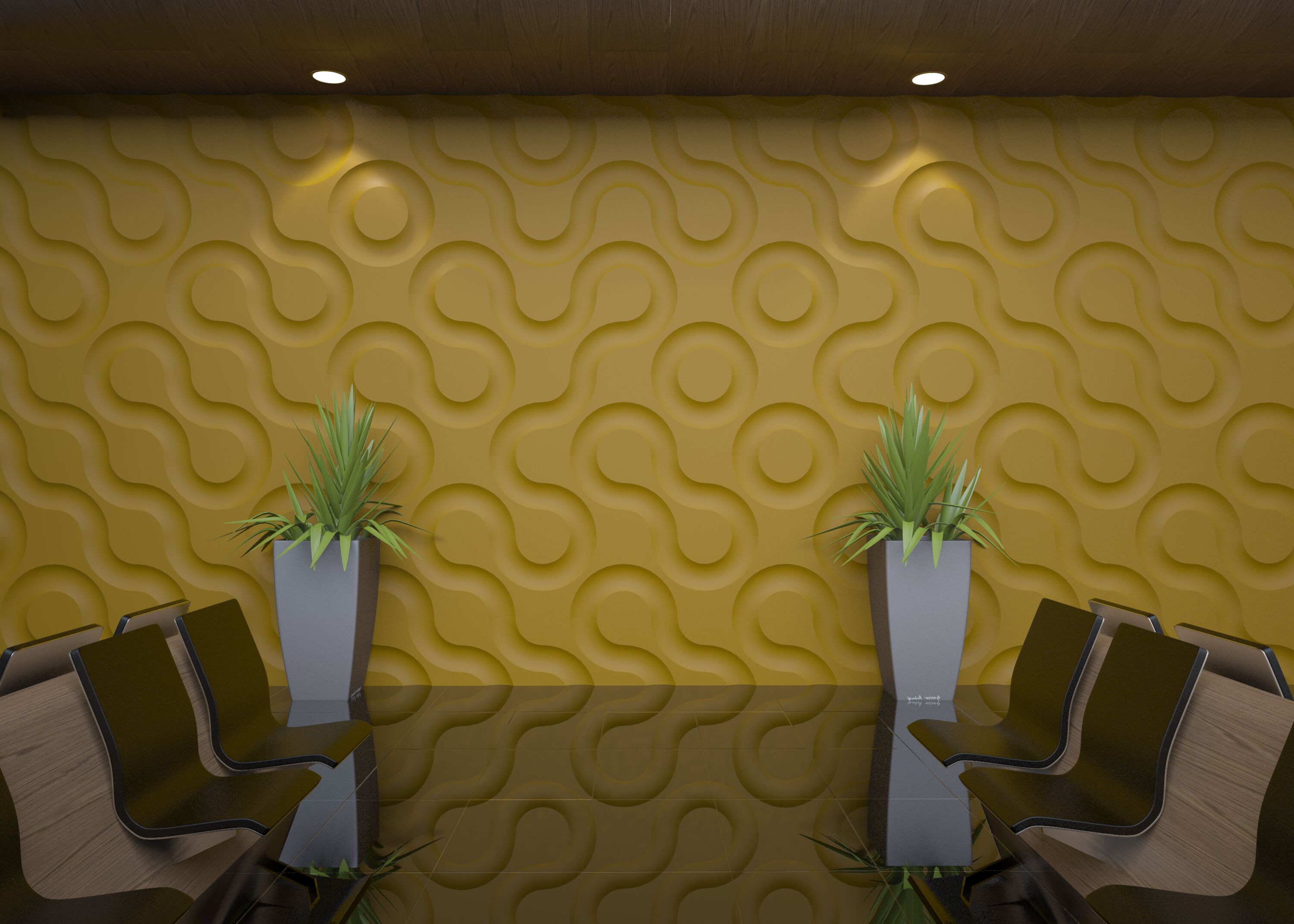 Трехмерное гипсовое покрытие WallDeco M-Modern ARCH-00048627 - Вид №1