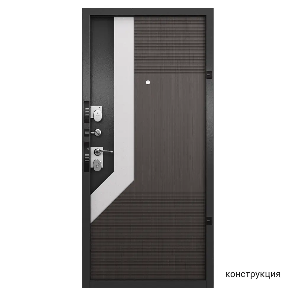 Дверь входная металлическая Ариста 860 мм левая цвет темный TOREX STLM-2093747 - Вид №13