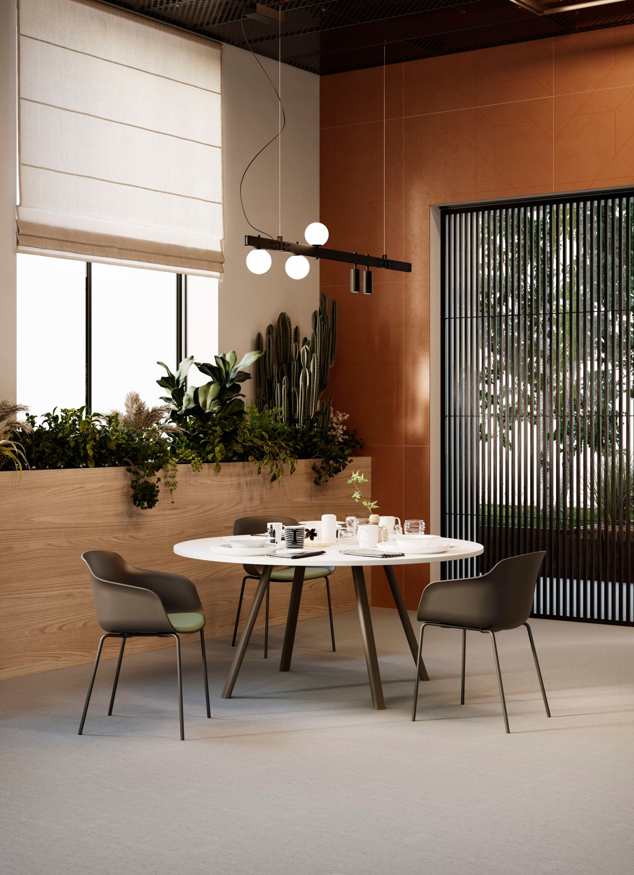 Круглый стол из ламината или Compactop® GABER Surfy 2027 ARCH-00095941 - Вид №2