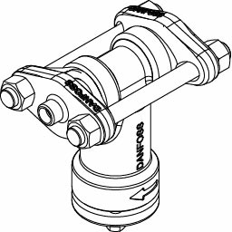 Danfoss FA — сетчатый фильтр с фланцевым присоединением FA 15 Фильтр 006-0058  - Вид №7