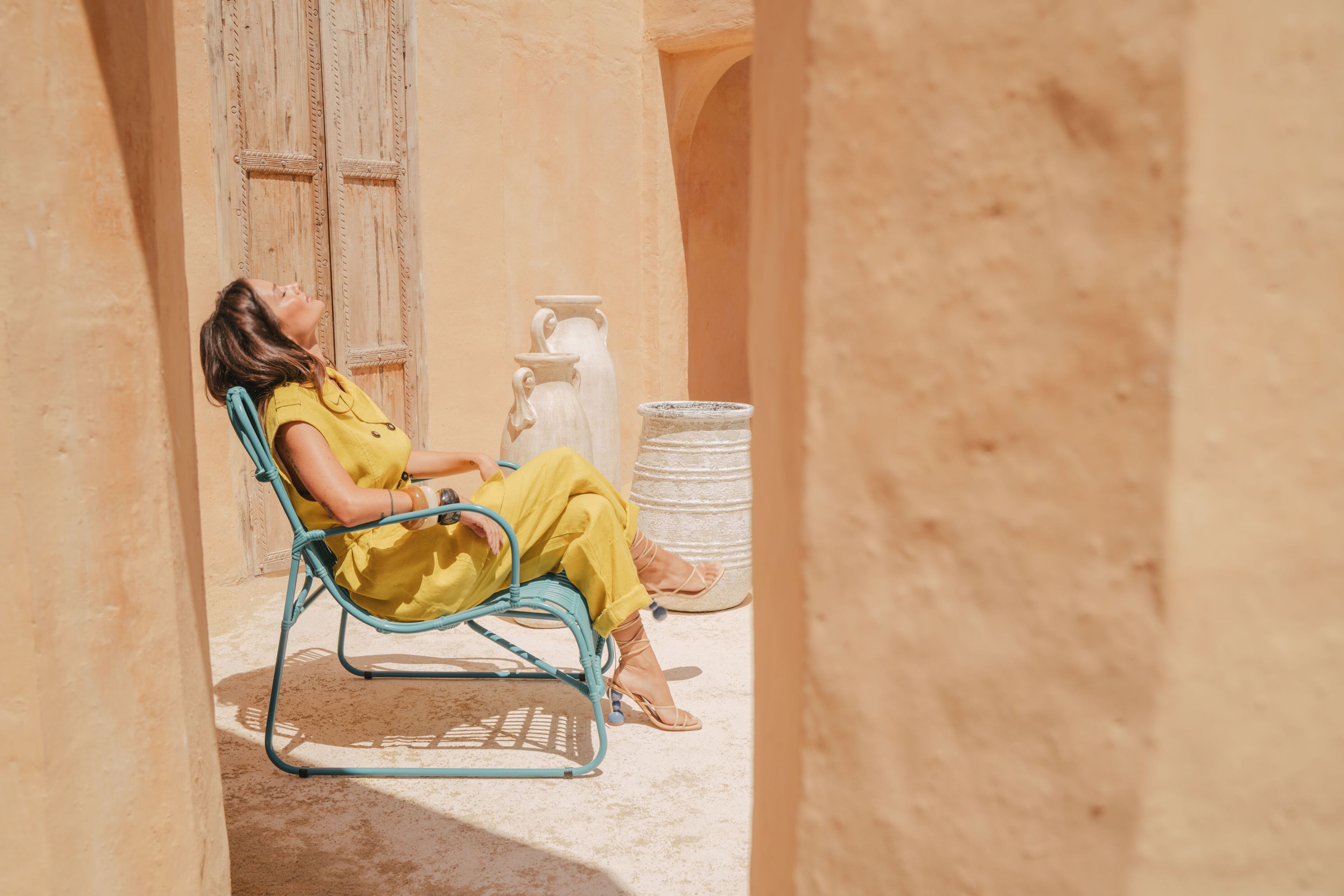 Алюминиевое садовое кресло с подлокотниками cbdesign Lucie ARCH-00016737 - Вид №1