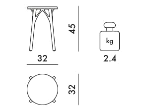 Сад рециркулированный инженерный пластик низкий стул Kartell A. I ARCH-00116626 - Вид №10