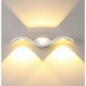 91637279 Настенный светильник светодиодный влагозащищенный Flylight Ufowh3000 теплый белый (желтый) свет цвет белый STLM-0917356