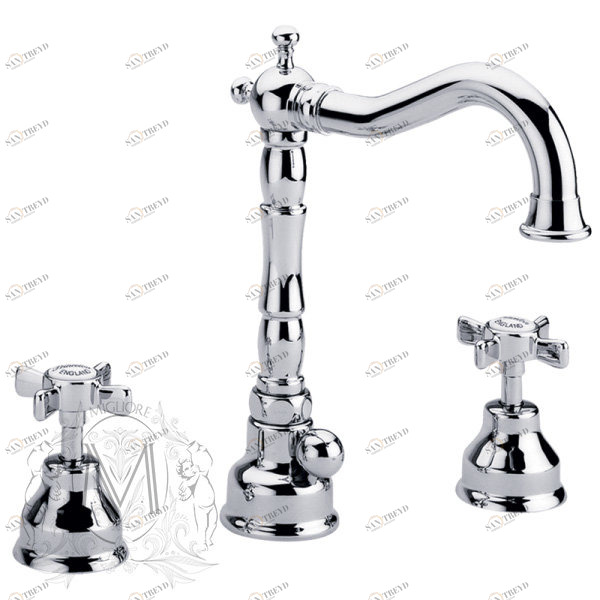 Смеситель MIGLIORE Princeton ML.PRN-812.CR для раковины - хром, на 3 отверстия 