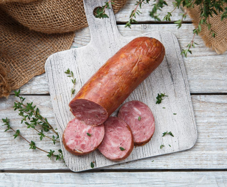 6979 Сервелат "Деревенский" из Венгерской Мангалицы Вкусляндия 