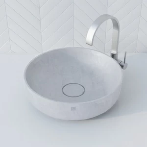 WB603BELYJ Накладная раковина на столешницу  круглая BetOn