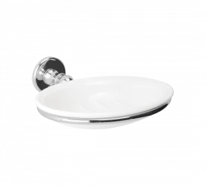 Gentry Home Керамический держатель стакана Queen Хром GH101523