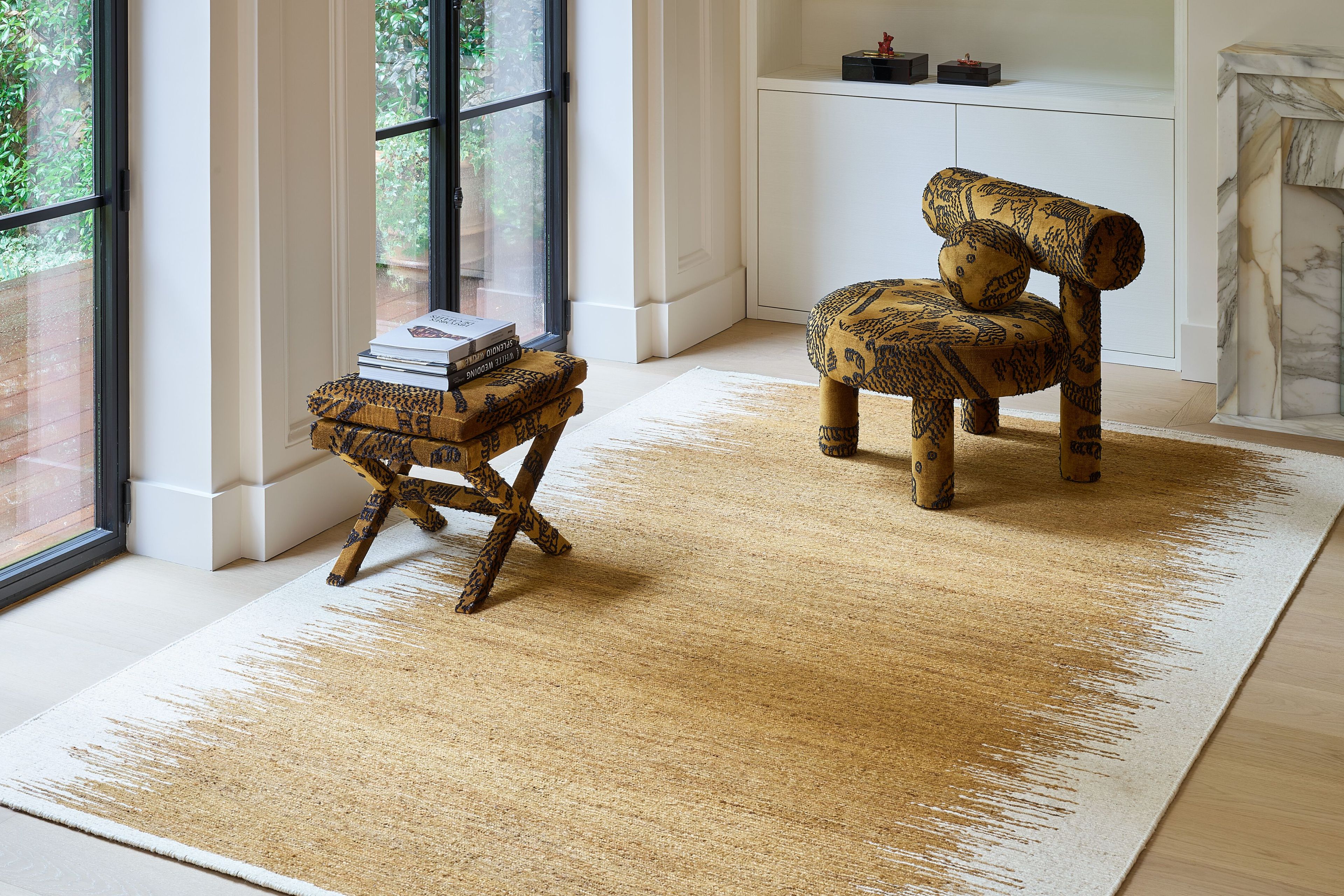 Ковер ручной работы из мешковины Toulemonde Bochart остров ARCH-00068067 - Вид №1