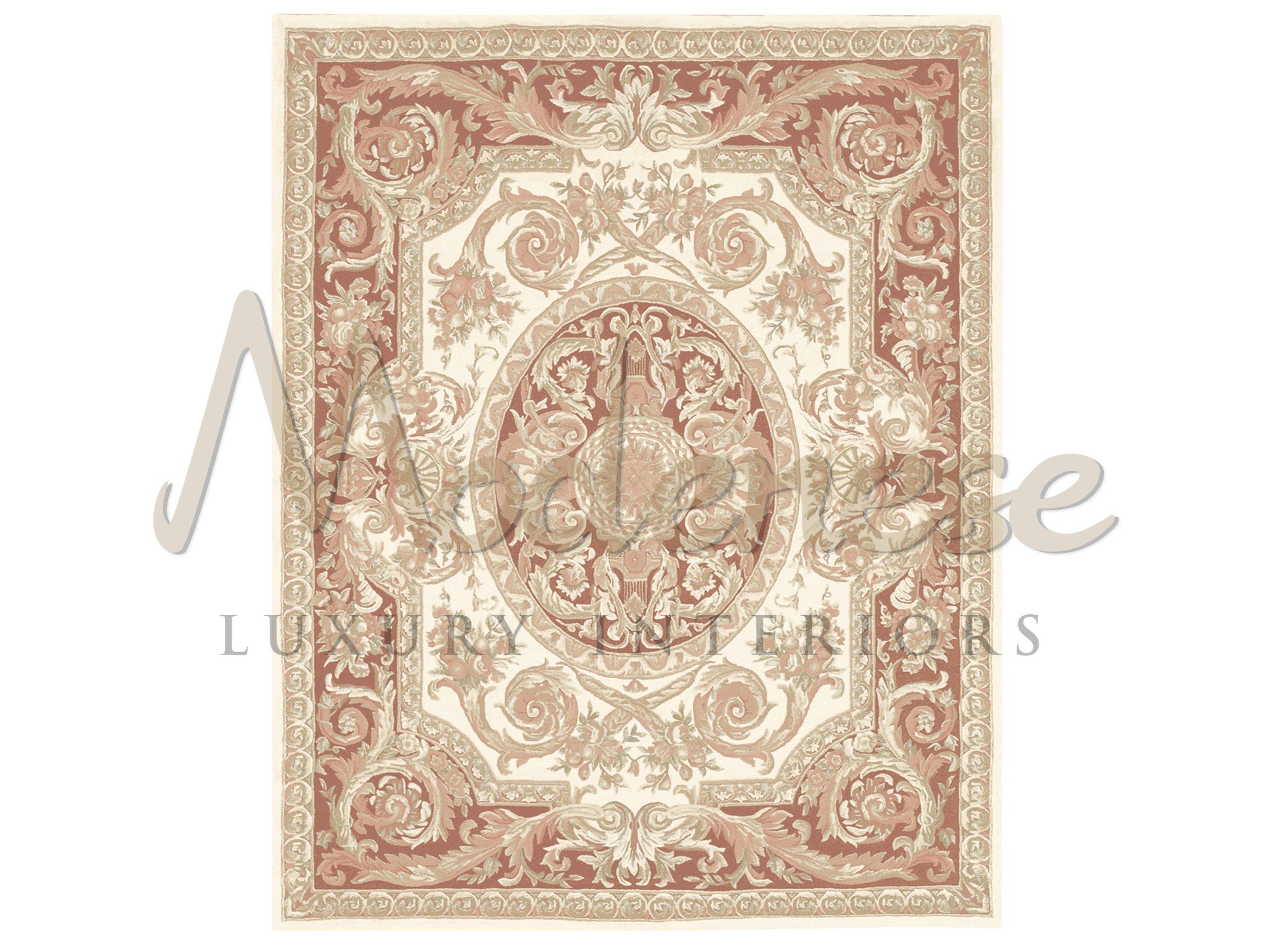 Шелковый прямоугольный ковер Modenese Luxury Interiors ковры и ковры ARCH-00082610 - Вид №3