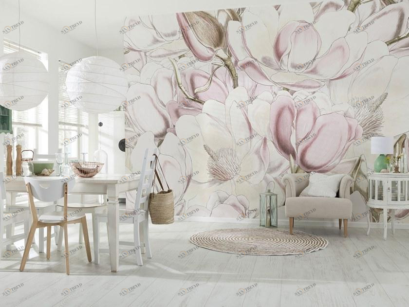 Komar Флизелиновые обои с цветочными мотивами Home Xxl4-1031