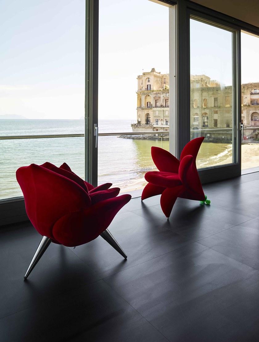 edra Бархатное кресло с подлокотниками  Flwg10  - Вид №2