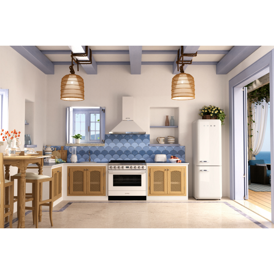 Тостер Smeg на 2 ломтика, белый TSF01WHEU - Вид №4