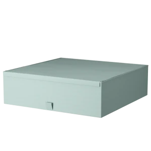 Короб с крышкой Spaceo Laguna 5, 560x165x560 мм, 51 л, нетканый, цвет зеленый