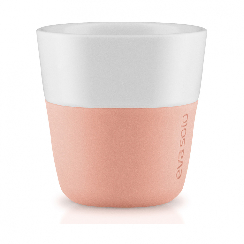 EVA SOLO 501088 Чашки для эспрессо, 80 мл, 2 шт, персиковый Фарфор, силикон  - Вид №4