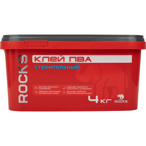 84957672 Клей ПВА Строительный 4 кг STLM-0057411 ROCKS