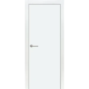 ПРИНЦИП - Межкомнатная дверь белая глухая 60×200 см с финиш-покрытием 87923211