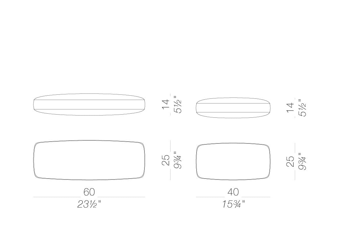 Прямоугольная подушка для наружной ткани Lapalma OORT OUTDOOR ARCH-00138683 - Вид №16