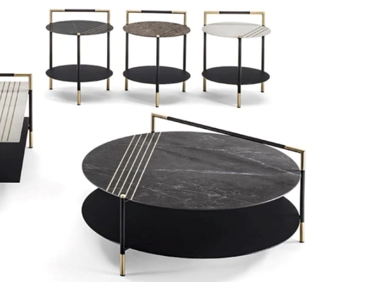 Круглый низкий журнальный столик Frigerio Кевин ARCH-00110772