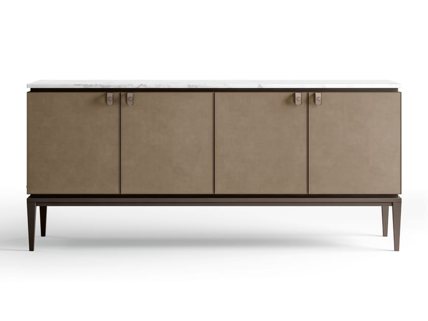 Мебель из мрамора и нубука с распашными дверями CPRN HOMOOD Starlight ARCH-00104852