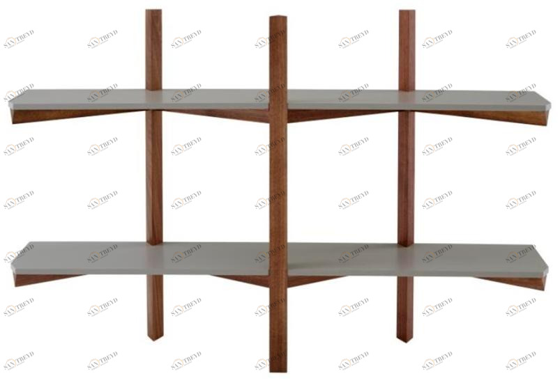 Настенный подвесной деревянный книжный шкаф  19980016 Santreyd 