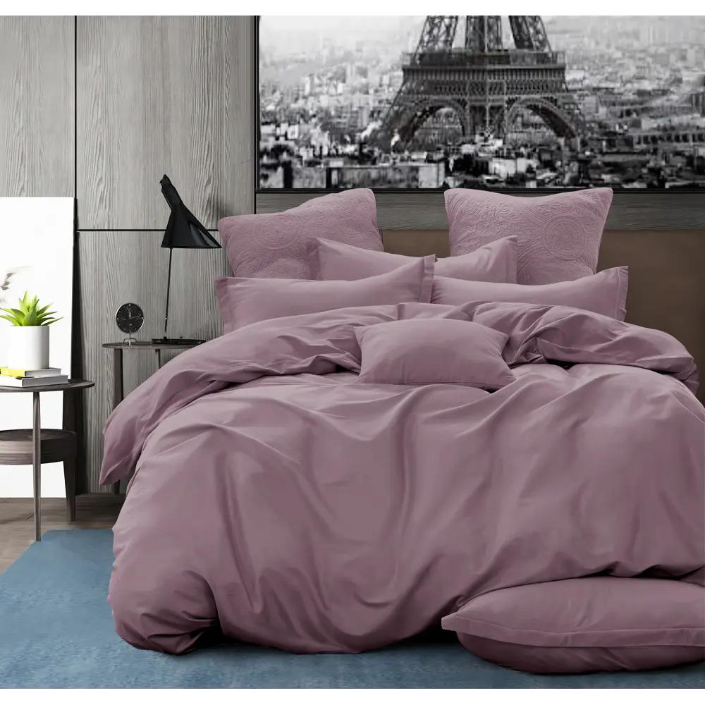 Простыня Cottonika Гамма А 140x200x20 см бязь на резинке черничный STLM-2009547 - Вид №2