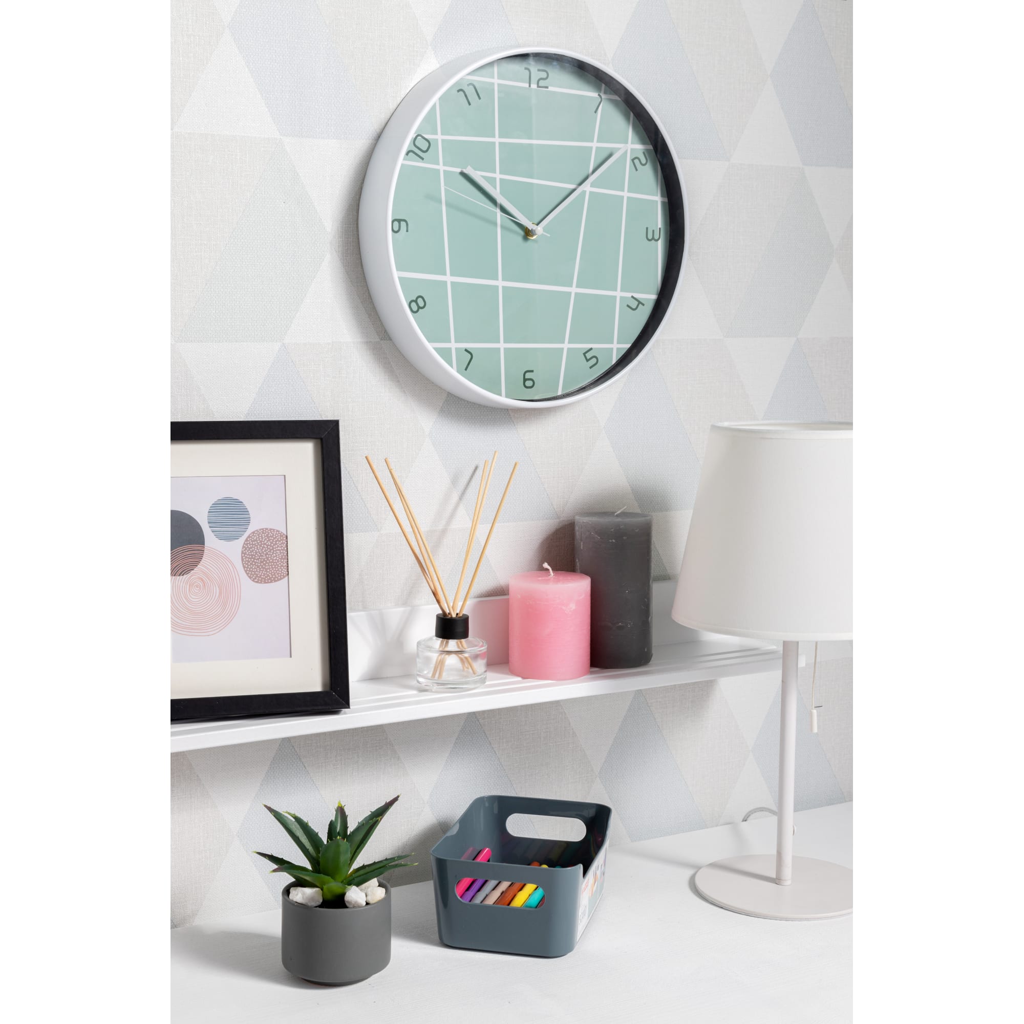 82481041 Часы настенные «» 30 см Графика Santreyd  - Вид №4