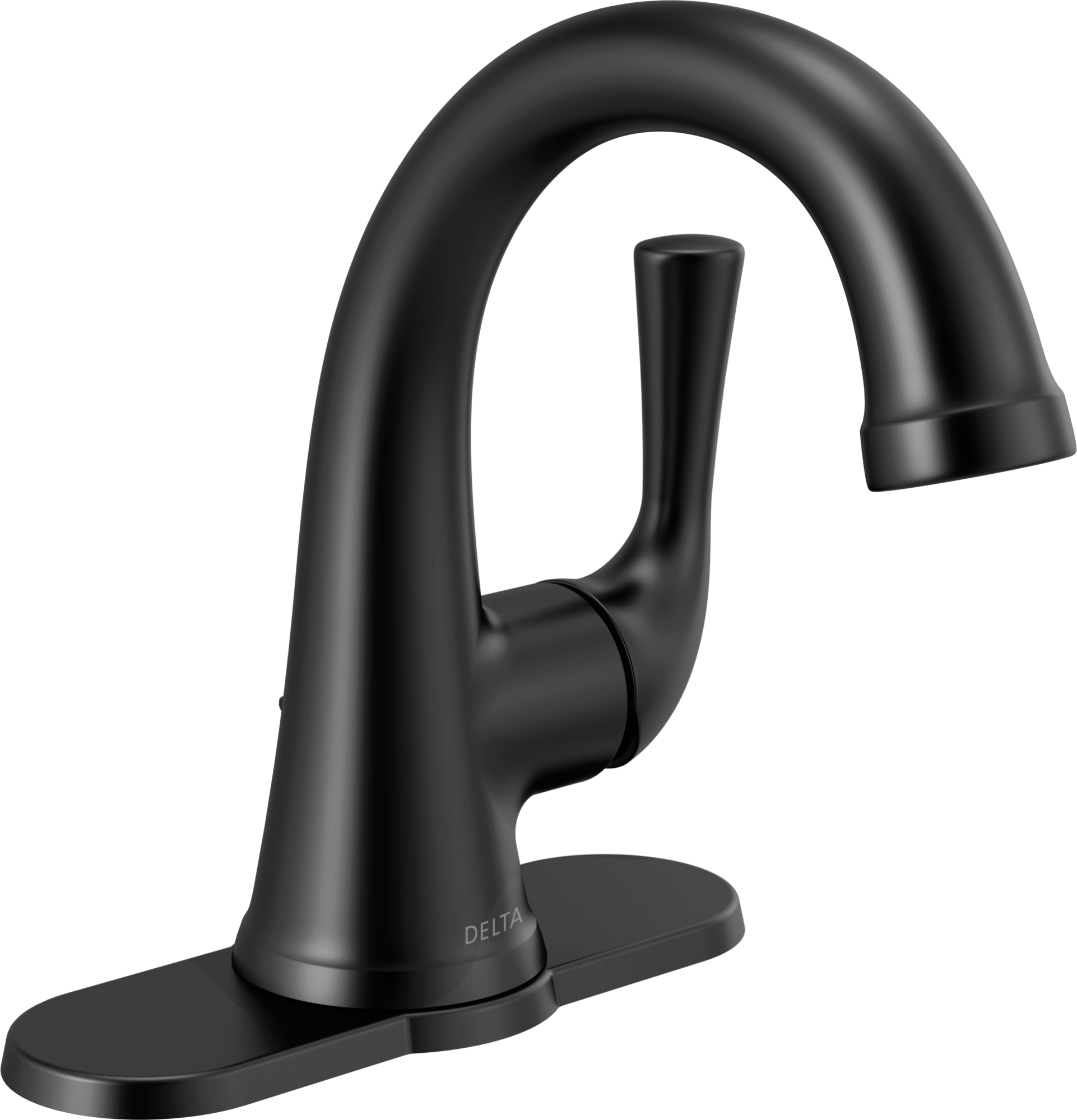 533LF-BLMPU Смеситель для ванной с одной ручкой Delta Faucet Kayra Матовый черный - Вид №1