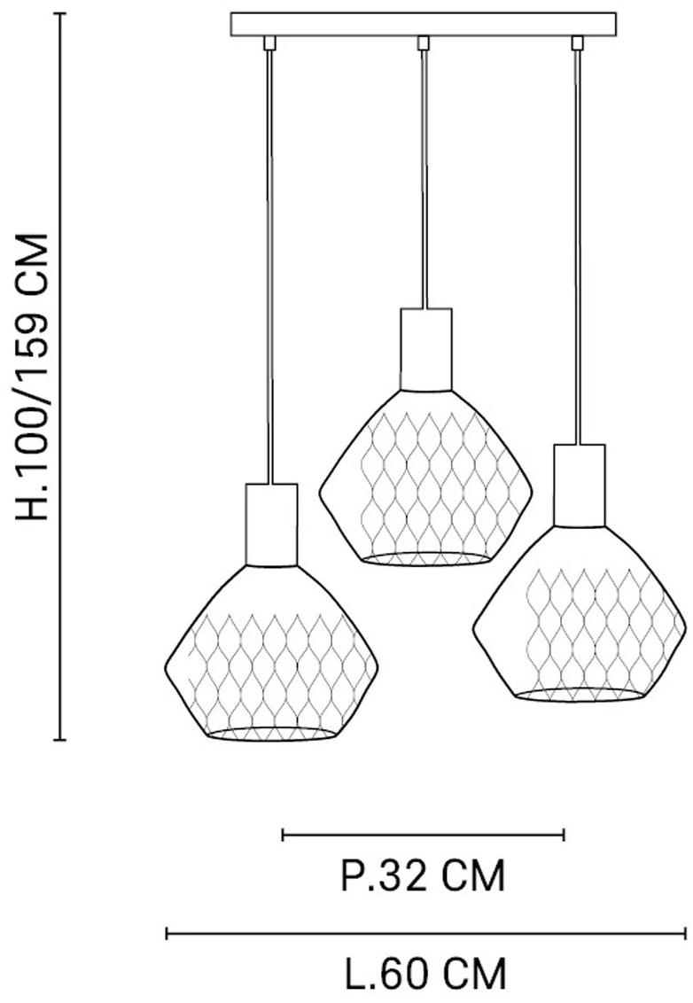 Market Set Подвесной светильник Venezia 652972-3l - Вид №3
