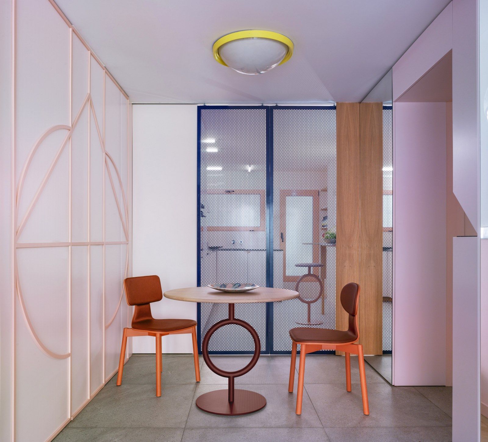 Высокий стол из стали и МДФ SANCAL ARCH-00011699 - Вид №3