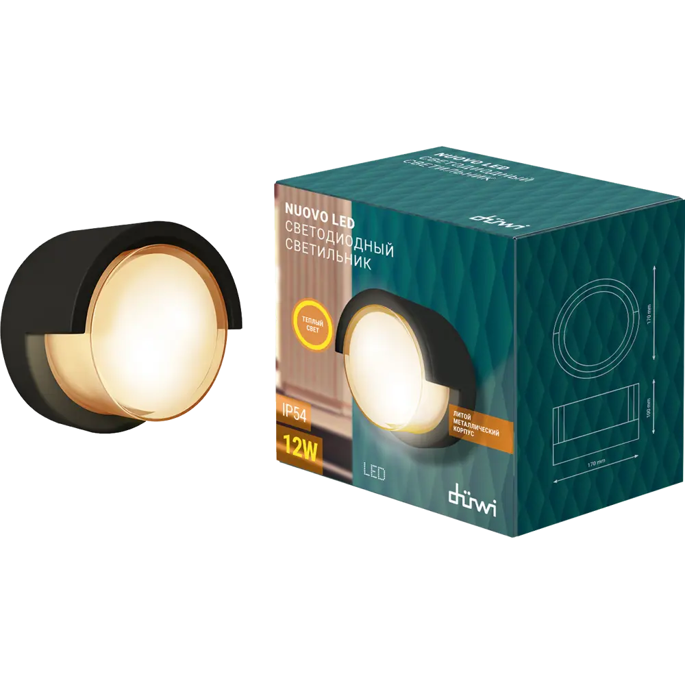 Светильник настенный уличный Duwi Nuovo LED 12 Вт IP54 STLM-2138497 - Вид №1