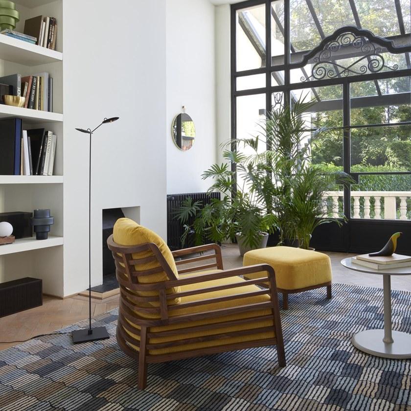 Ligne Roset Кожаное кресло с подлокотниками Flax 12190155 - Вид №5