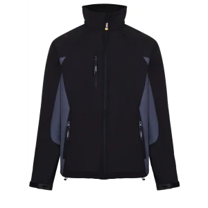 Утепленная рабочая куртка Dowell Softshell D81550 черно-серая 89393788