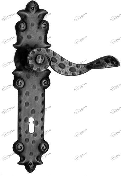 Galbusera Ручка из кованого железа на пластине sun-id-1348602