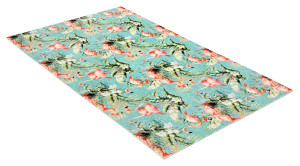 90863291 Коврик для ванной комнаты 816873 98х60см цвет розовый SILK PHOTOPRINT STLM-0414467 SHAHINTEX