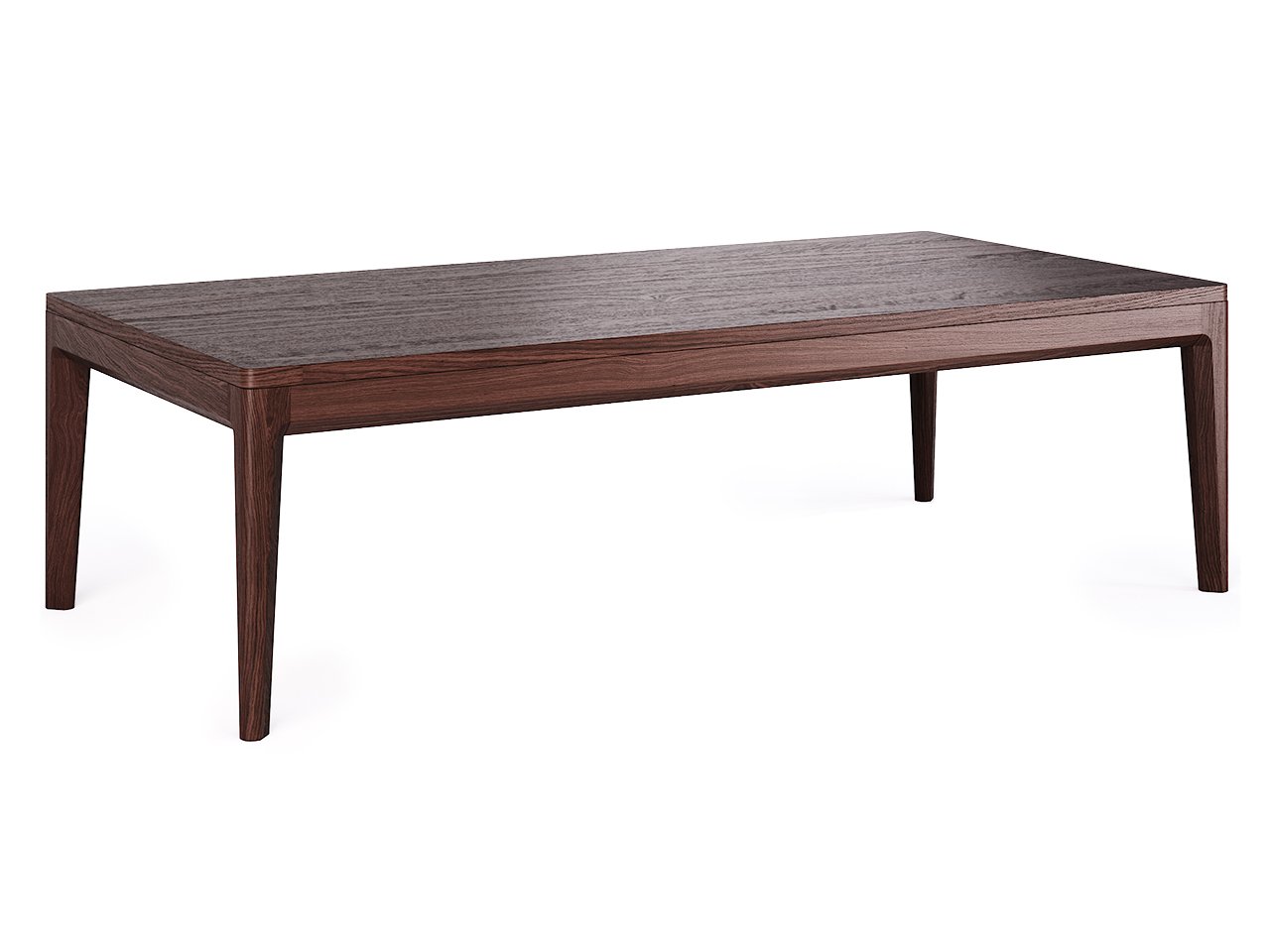 Журнальный столик прямоугольный 120 см темный дуб Case №4 THE IDEA  210101 Коричневый  - Вид №1