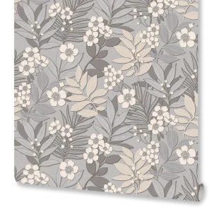 Обои флизелиновые Euro Decor Mia серые 1.06 м 6009-11 83684894 STLM-2151959