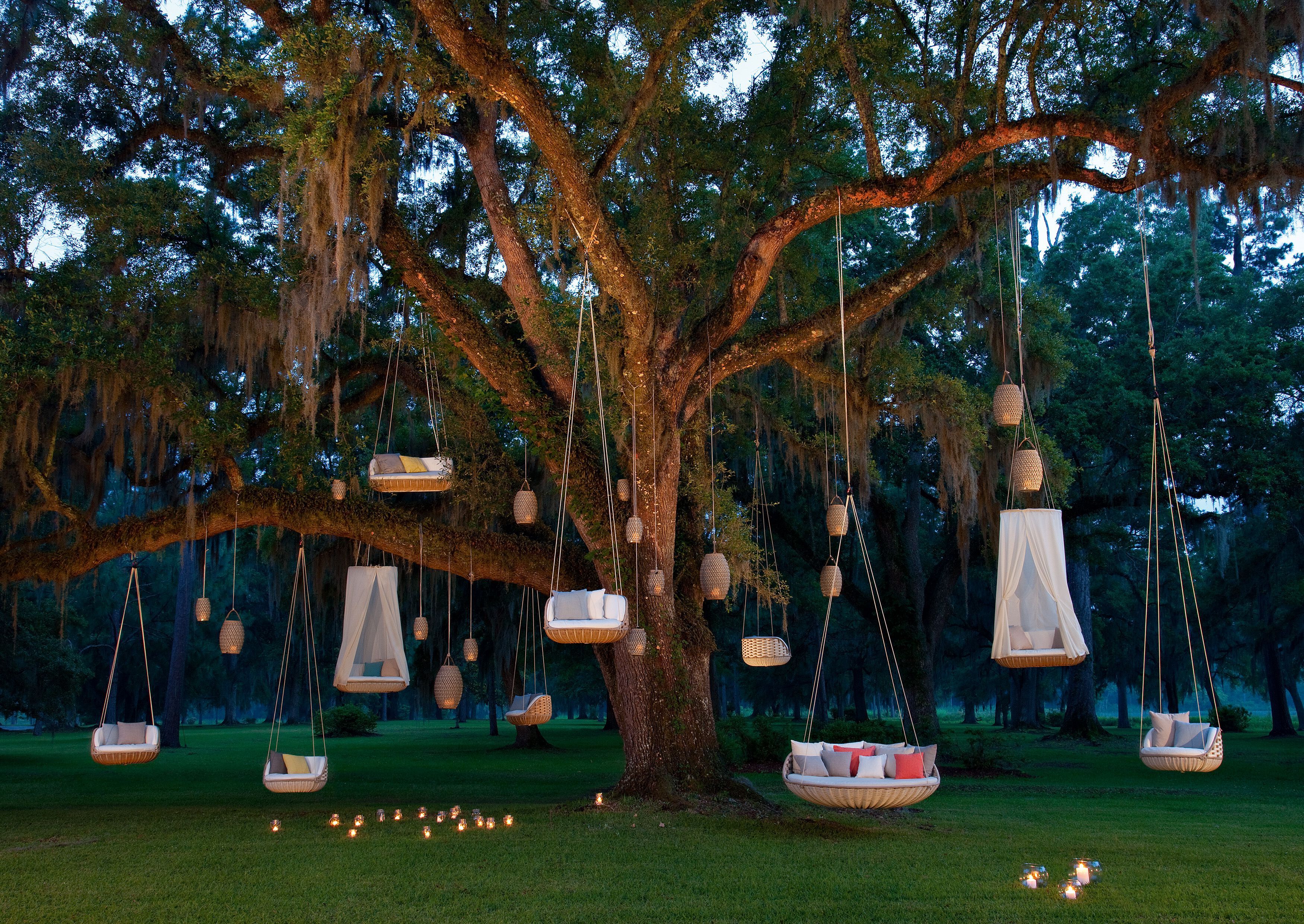 Ткань поворотный садовый стул DEDON SWINGREST ARCH-00147498 - Вид №2