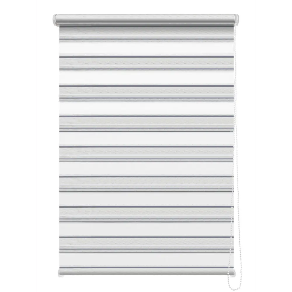 Штора рулонная день-ночь Granada 70x160 см серая MIAMOZA Коллекция 2024г STLM-2166449