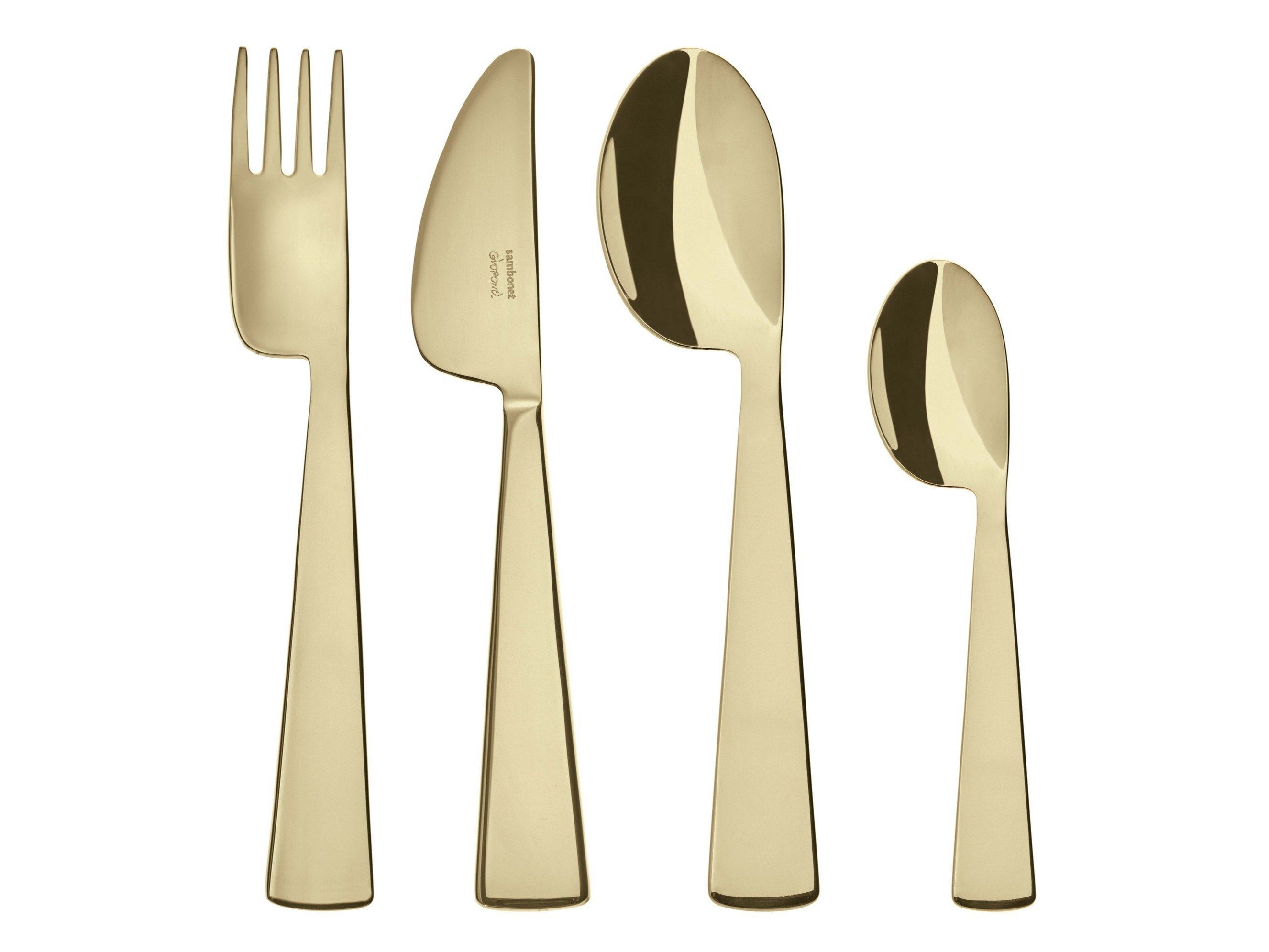 Набор столовых приборов из нержавеющей стали для детей Sambonet Gio Ponti Conca ARCH-00052278 - Вид №6