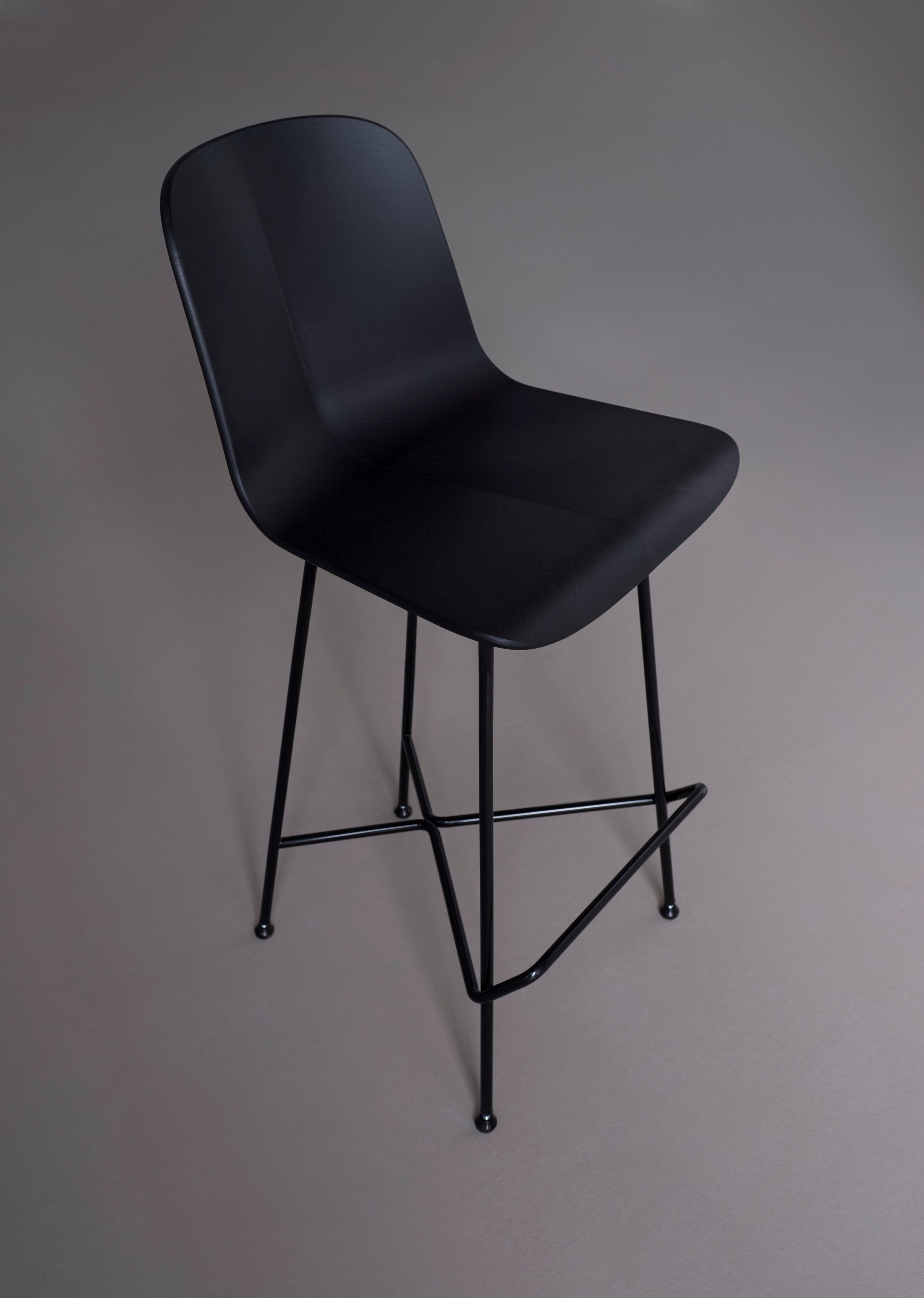 Высокий стул из стали и дерева PIAVAL Herringbone-Contract ARCH-00126750 - Вид №2