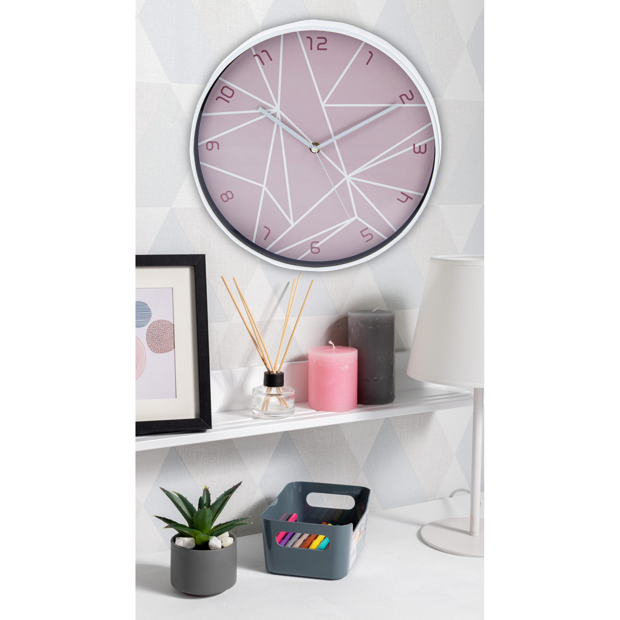 82481040 Часы настенные «» 30 см Геометрия Santreyd  - Вид №4