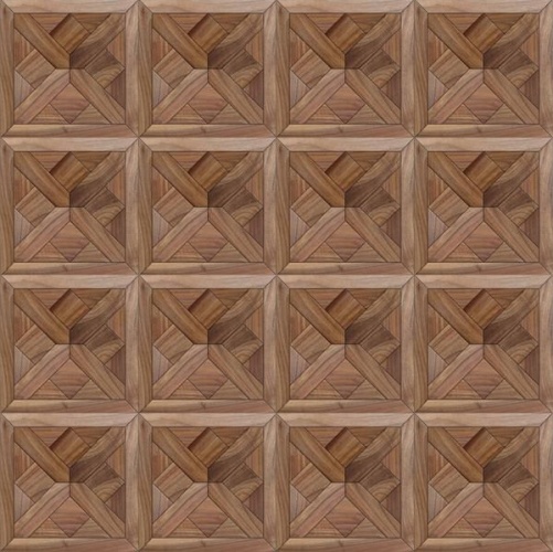 Модульный паркет Da Vinci Инженерный модульный паркет из ореха Лоссанж Орех Европейский (Грецкий) Натур (Гладкая) 458х458 мм 2600600092 - Вид №2